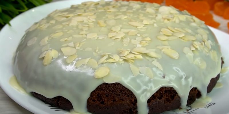 Пирог на сковороде к чаю. Готовлю быстрее, чем закипает чайник