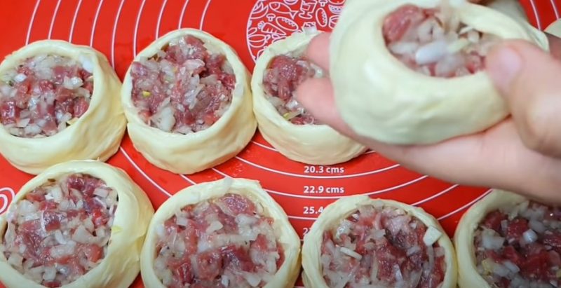 Золото, а не закуска. Пирожки с мясной начинкой: пышные, мягкие и не крошатся