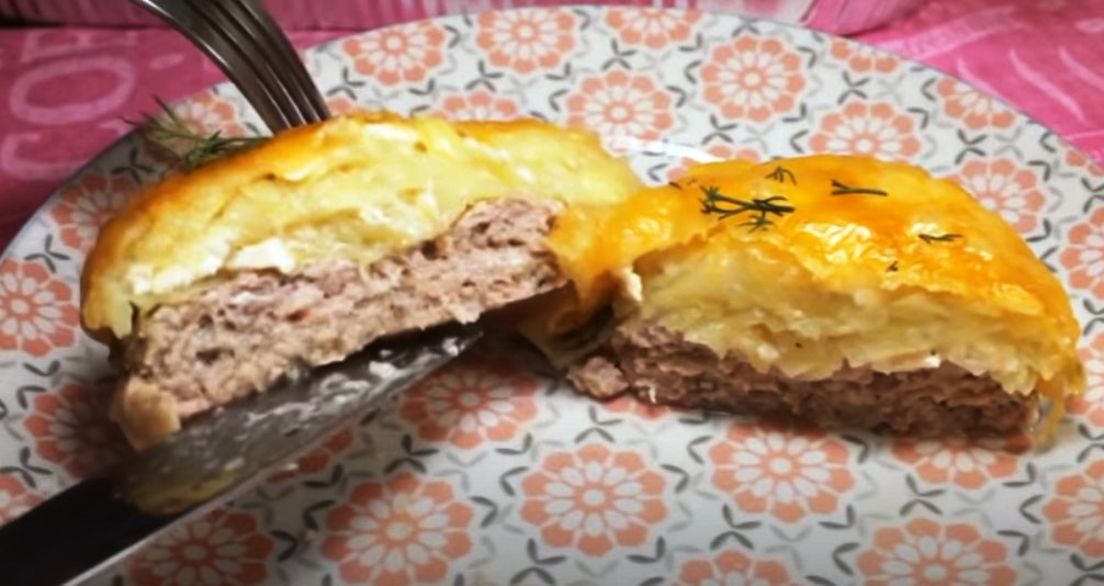 Из фарша и картошки готовлю вкусный и красивый ужин