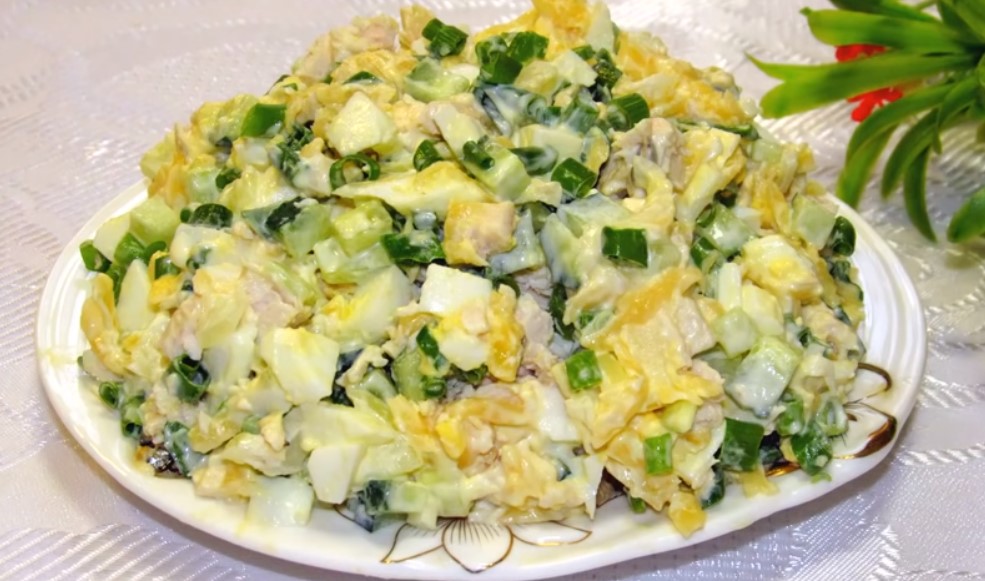Потрясающе вкусный салатик за 5 минут. Быстро, вкусно и просто