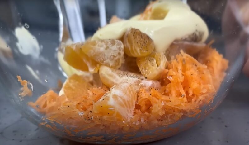 Весенний салат "Вкуснота". Мы готовили его на уроках труда в школе: 3 минуты и готово
