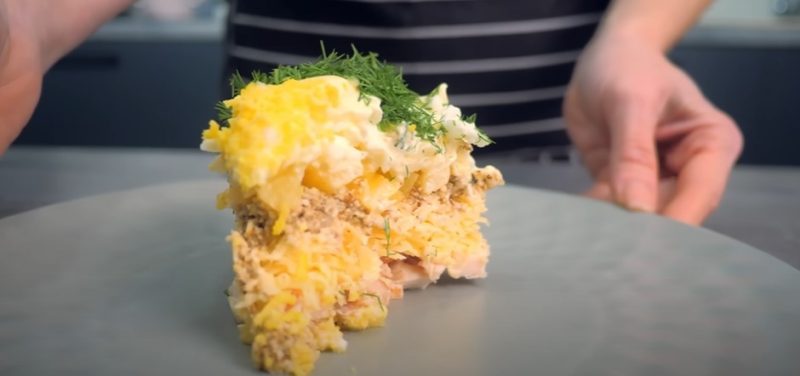 Салат "Барский". Просто и легко из доступных продуктов: получается непревзойдённый