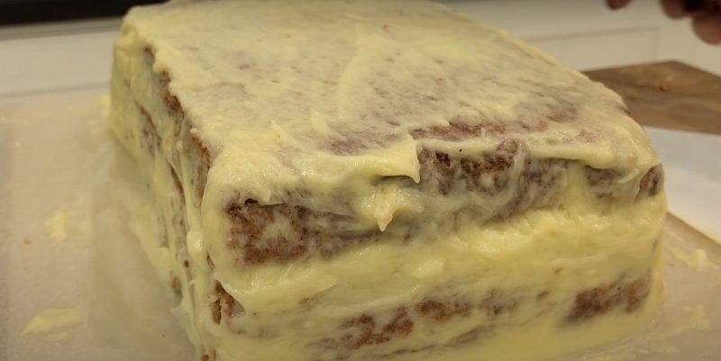 Торт "Женский Каприз". Такой сытный, что можно подавать маленькими порциями