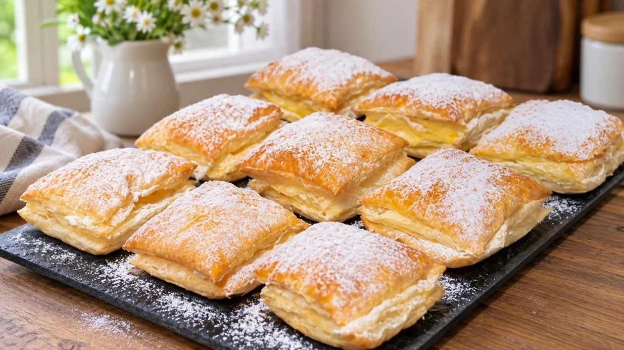 Porcinis mini „Napoleonas“ per 15 minučių — be kočiojimo ir ilgo surinkimo