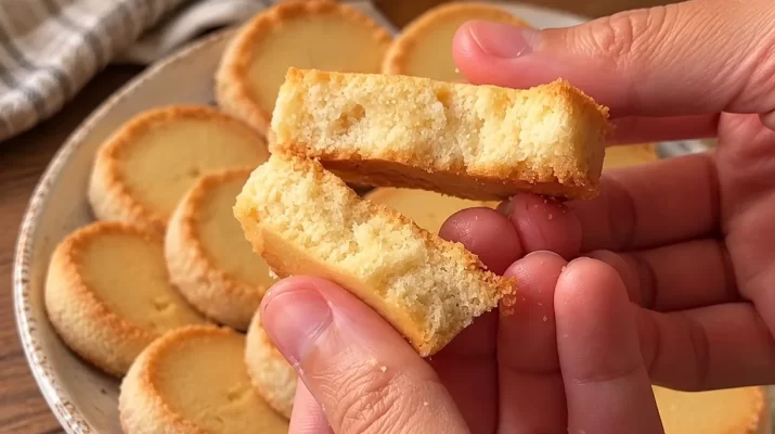 Be kiaušinių, pieno ir kepimo miltelių — tobuli sviestiniai sausainiai iš 3 ingredientų