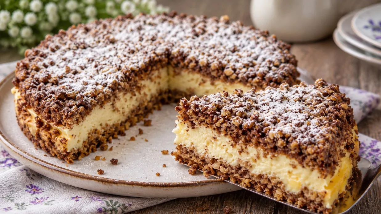 Tinka ir vakarienei: švelnus aukštaproteininis varškės tortas be kvietinių miltų ir cukraus