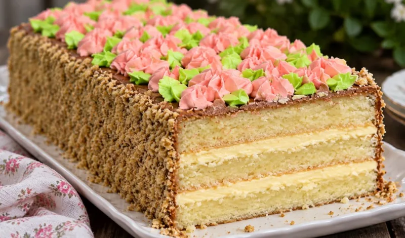 Garsus tortas „Skazka“ iš mūsų vaikystės: be grietinėlės, maskarponės ir krakmolo — svečiai prašo recepto dar prieš arbatos laiką