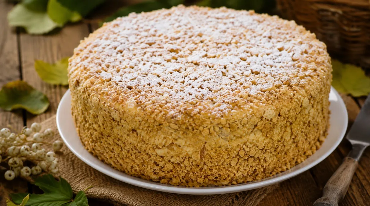 Minkštas, sultingas, purus – neįtikėtinai skanus tortas „Dovana“ su zavariniu kremu iš pieno ir kiaušinio